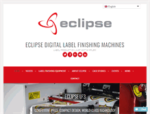 Tablet Screenshot of eclipselabelequipment.com